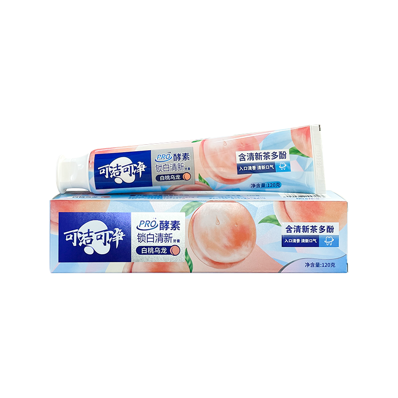 Weißer Pfirsich Oolong enthält Tee Polyphenole Whitening Adult Zahnpasta