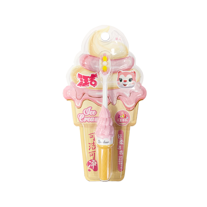 2-12 Jahre alte Eiscreme-Zähneputzkinder Zahnbürste